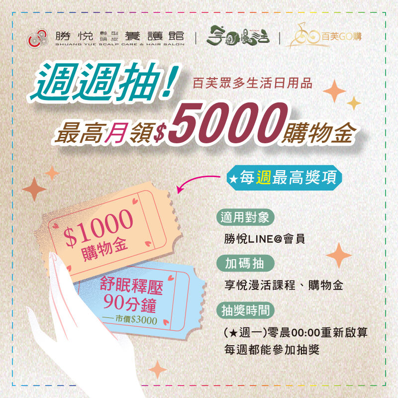 週週抽週週送